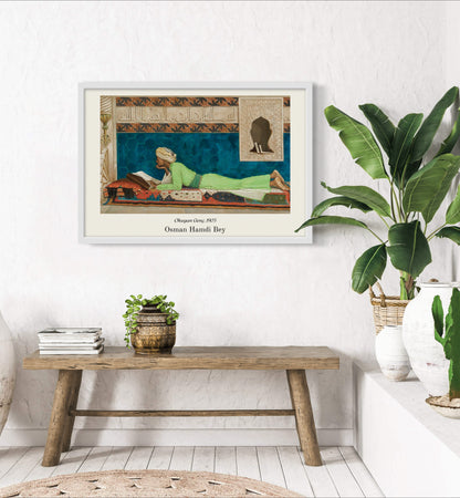 Okuyan Genç Emir | Osmanische Kunstposter