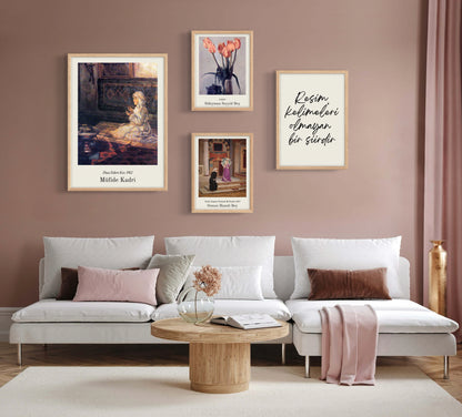 Dua Eden Kız | Osmanische Kunstposter