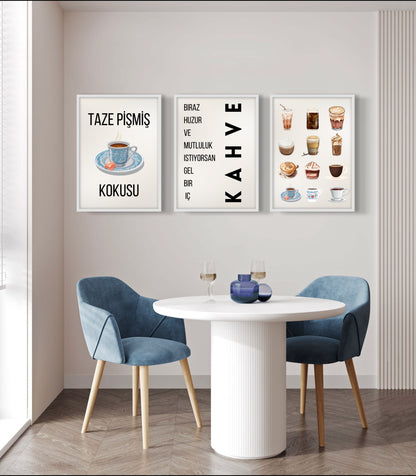 Kaffee Set No. 3 | Küchenposter Sets