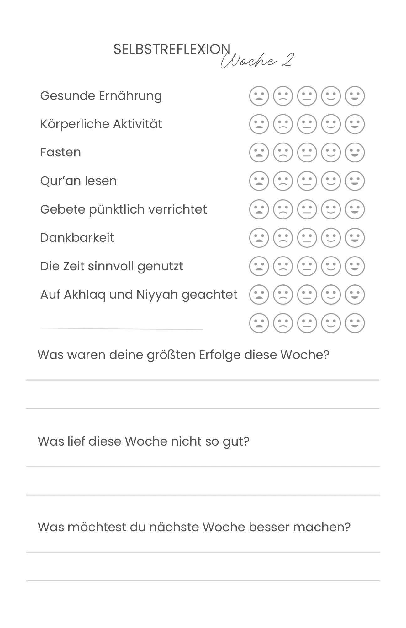 Mein Ramadan Tagebuch