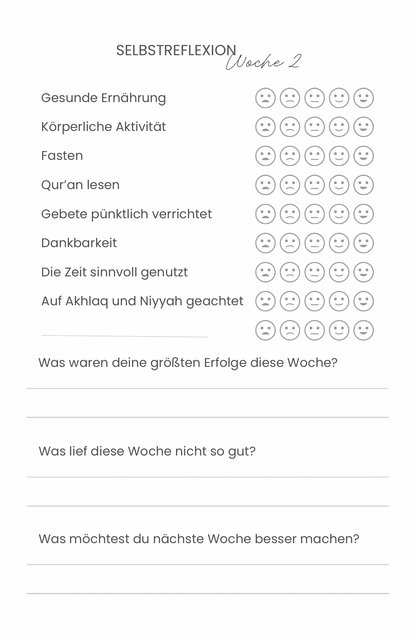 Mein Ramadan Tagebuch