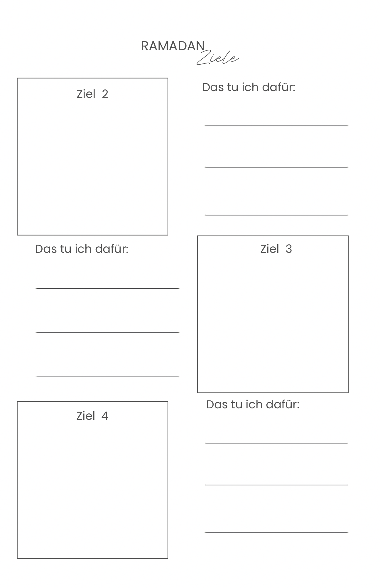 Mein Ramadan Tagebuch