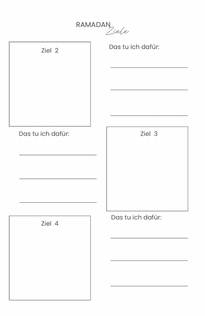 Mein Ramadan Tagebuch