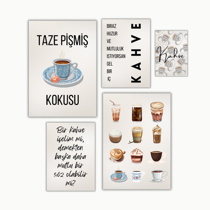 Kaffee Set No. 1 | Küchenposter Sets