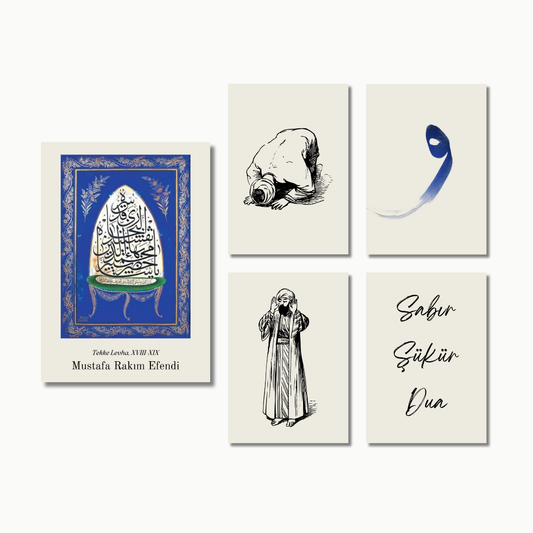 Lâtîf Collection | Osmanische Poster-Sets