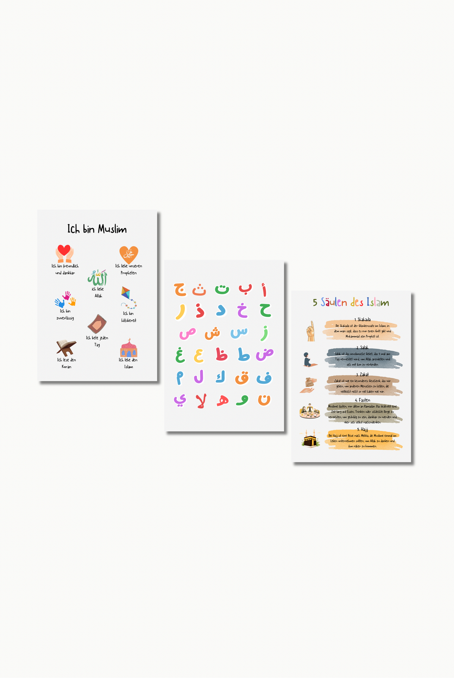 Islamische Erziehung No. 5 | Islam Poster Sets