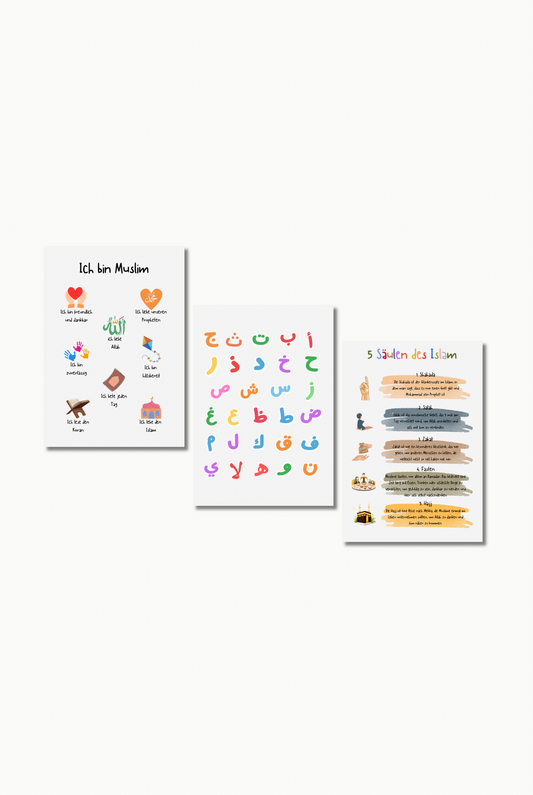Islamische Erziehung No. 5 | Islam Poster Sets